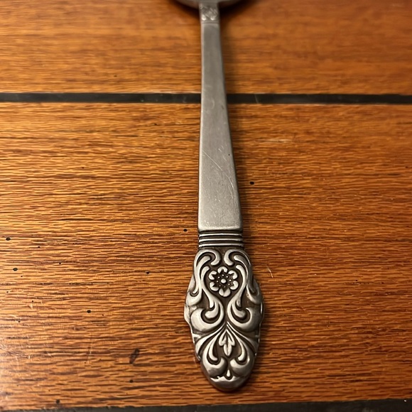 United Silver Co US133 Mid Century Modern flatware Soup Spoon (1) - Picture 2 of 3